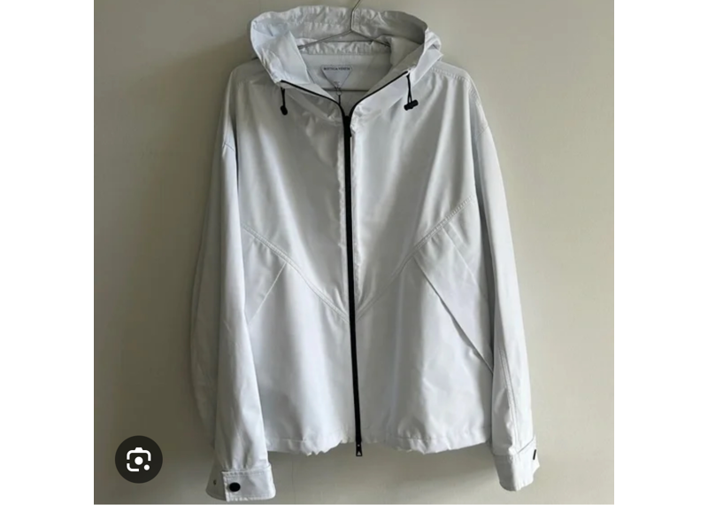 Bottega rain jacket white