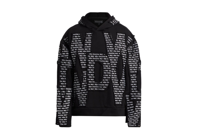Who Decides War Overlay Hoodie