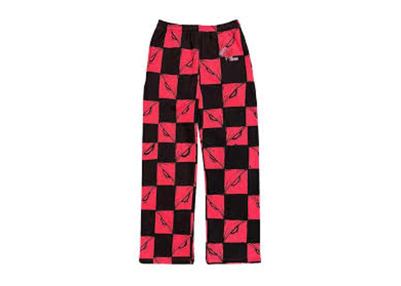 Matty Boy Checkered Sweatpants Red