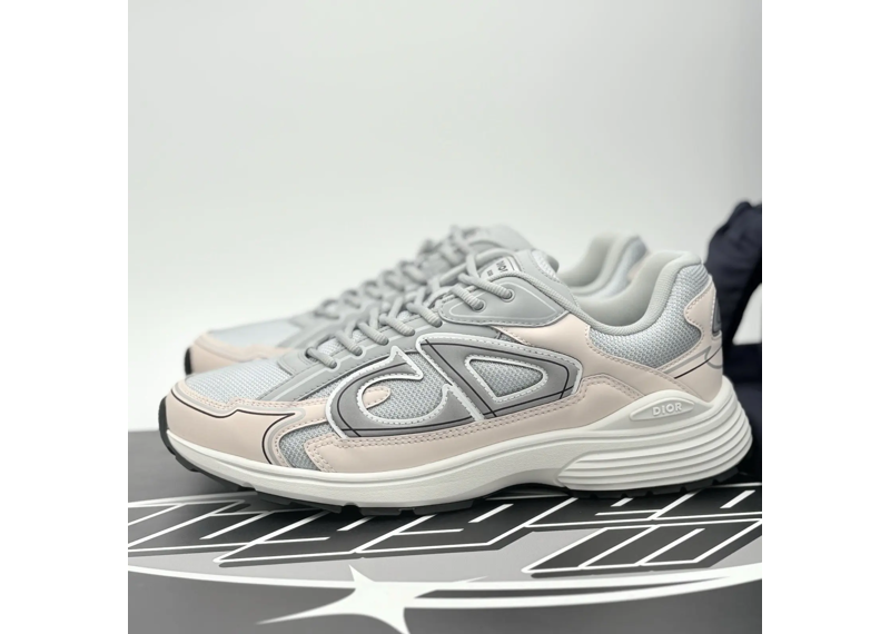 Dior B30 Technical Mesh Salmon Silver Pink