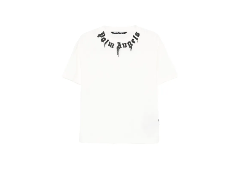 Palm Angels Neck Logo Tee