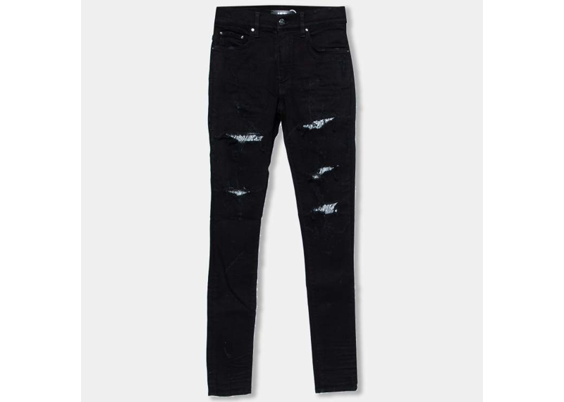 AMIRI MX1 Bandana Jeans Black