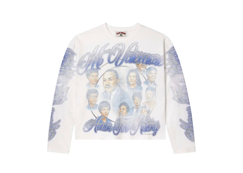 Valley Long Sleeve White/Blue