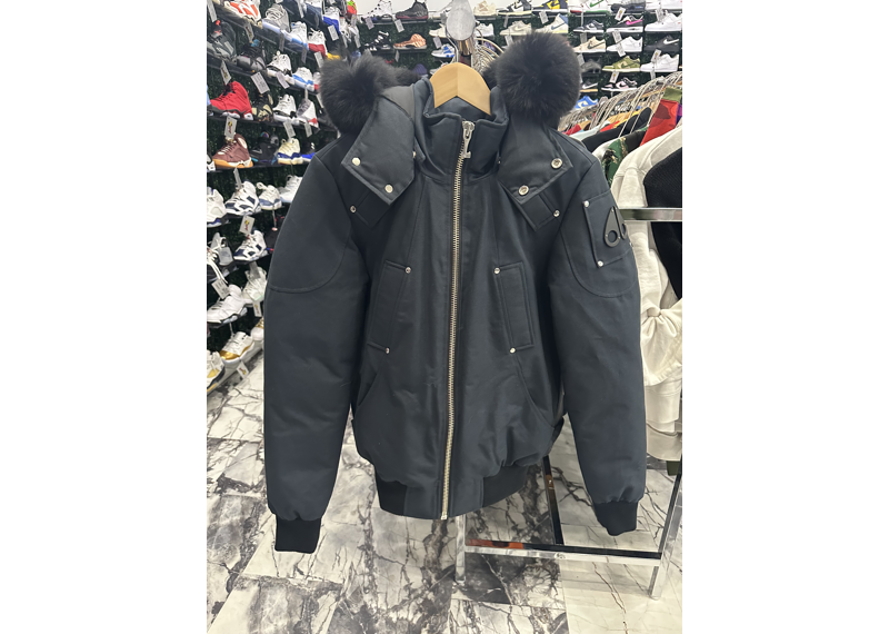 Moose Knuckle Bomber Jacket Navy
