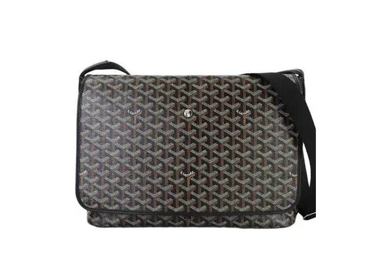 Goyard capetien messenger mm bag black brown