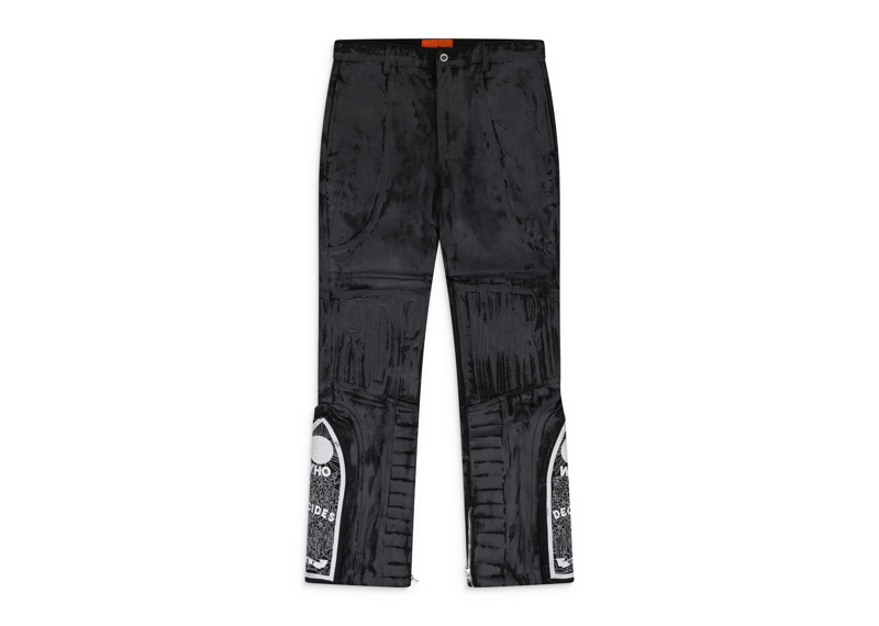 Who Decides War Moto straight fit jeans
