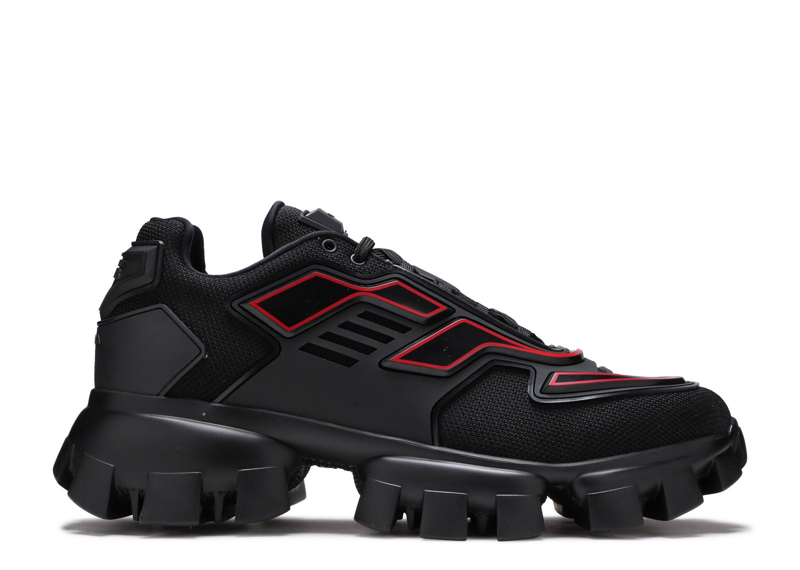 Prada Cloudbust Thunder Knit Black Red