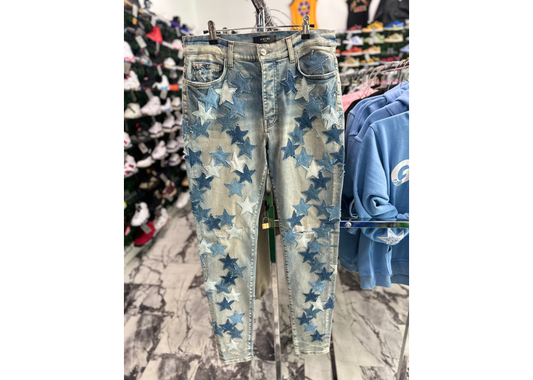 Amiri Jeans denim stars