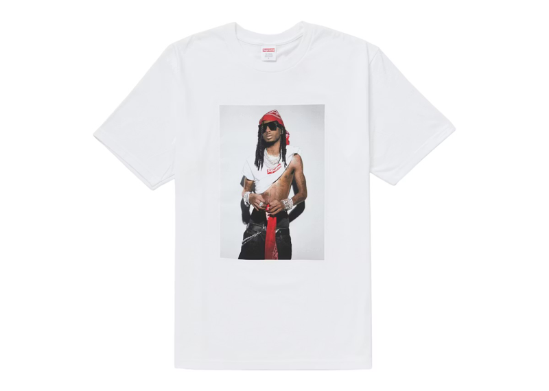 Supreme Playboi Carti white tee
