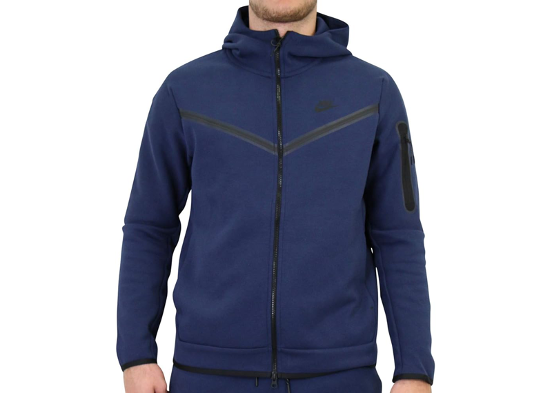 Nike Tech Fleece Jacket Navy Blue