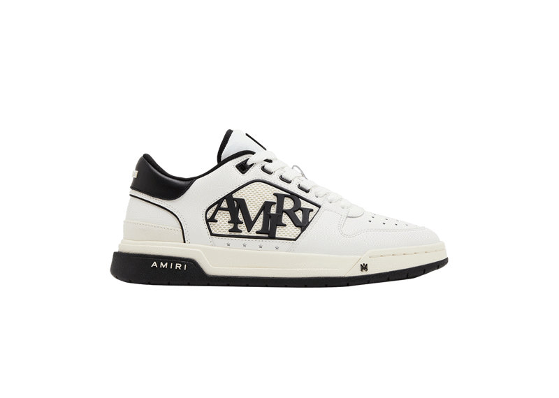 Amiri classic low white black