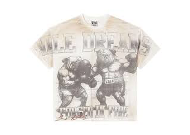 Vale Pug boxing shirt tan