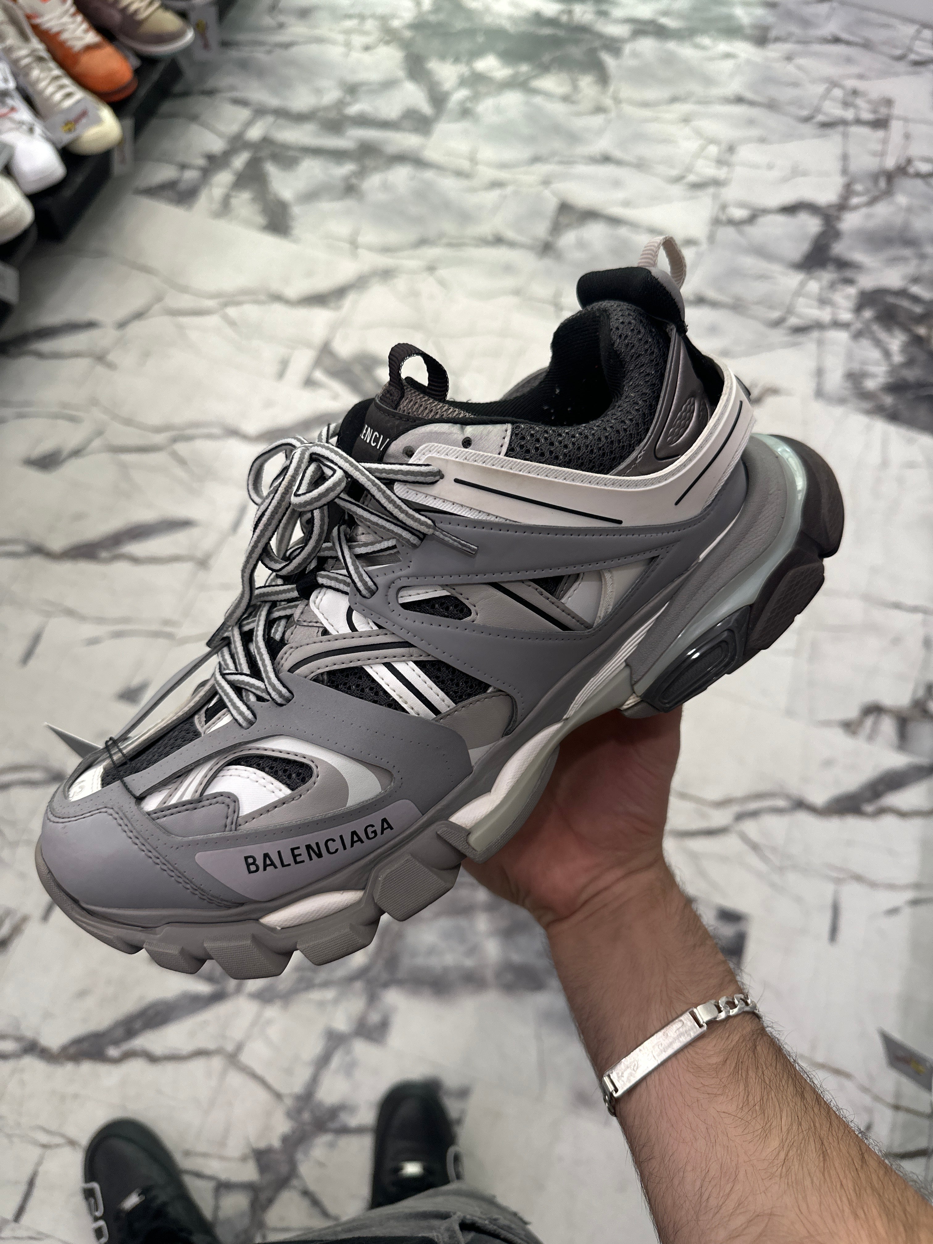 Balenciaga Track Sneaker Grey White