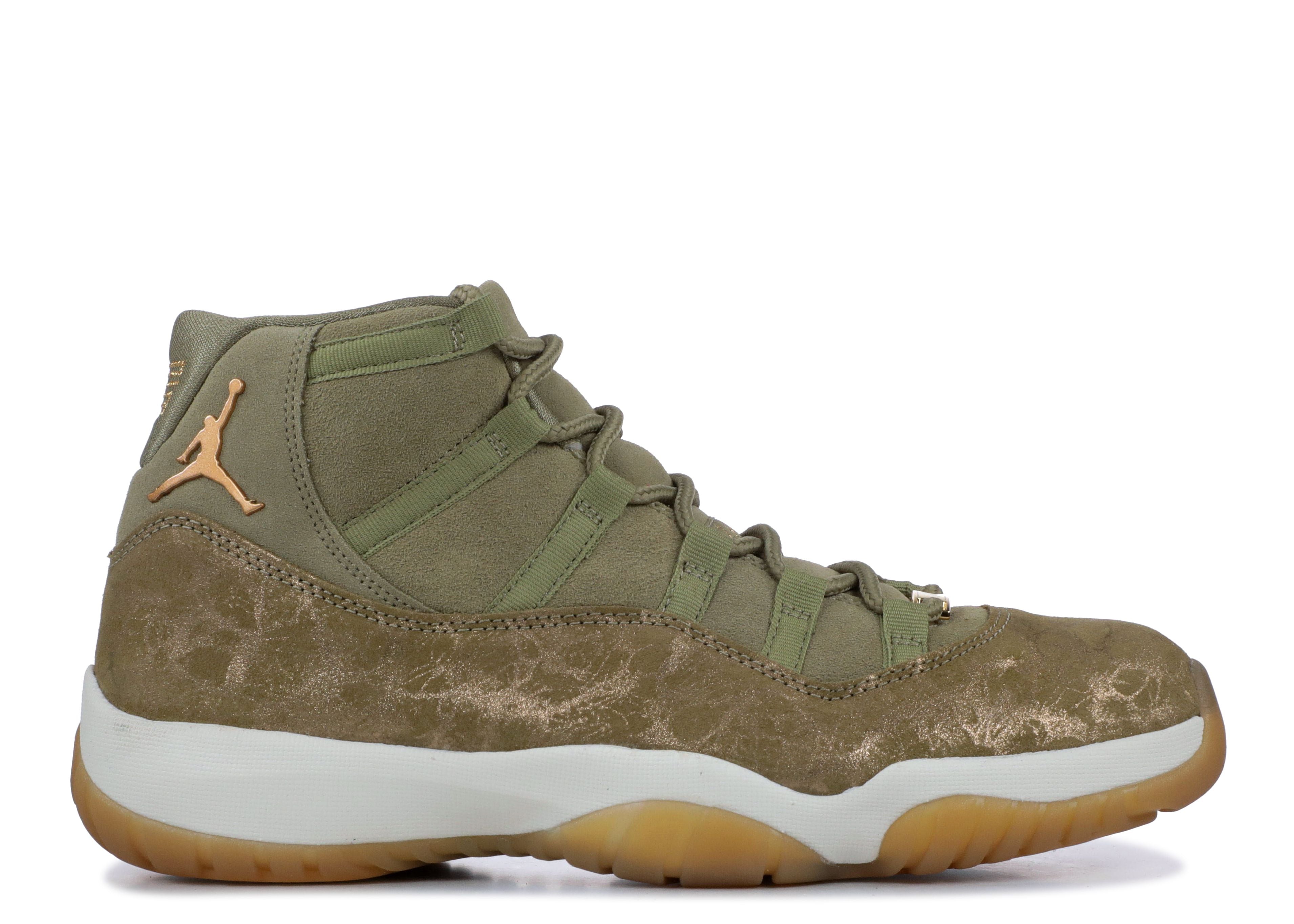 Wmns Air Jordan 11 Retro Olive Lux