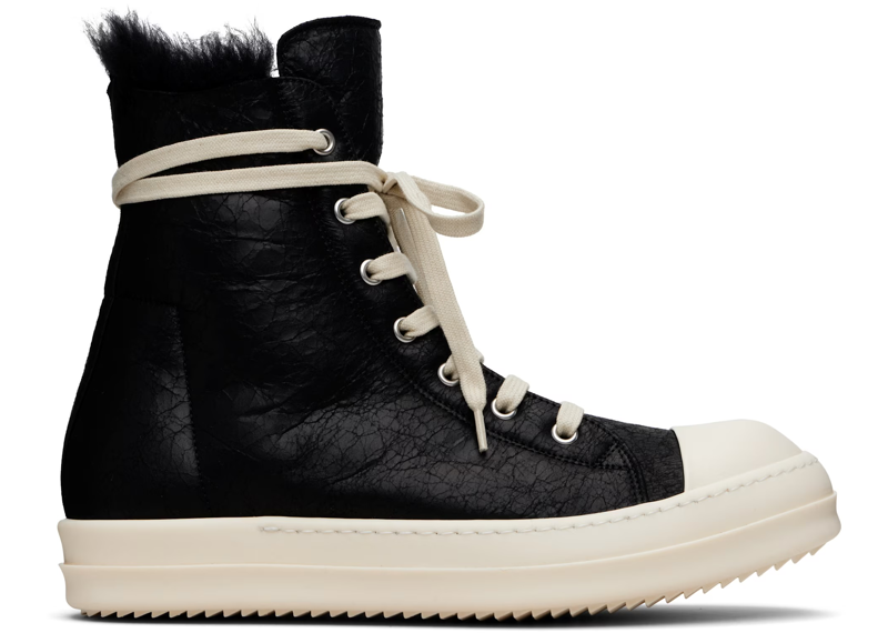Rick Owens Black Concordians Sneakers