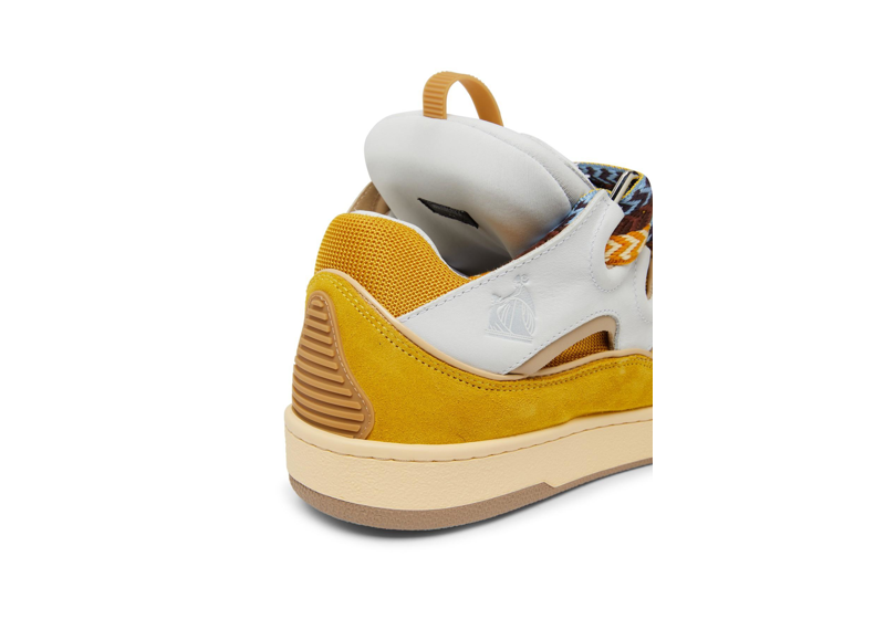 Lanvin Curb Sneakers White Yellow