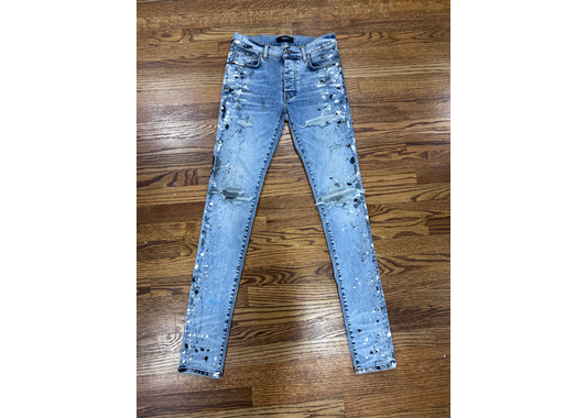 Amiri jeans splatter