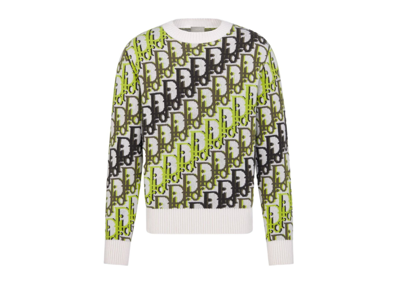 Dior green Oblique sweater
