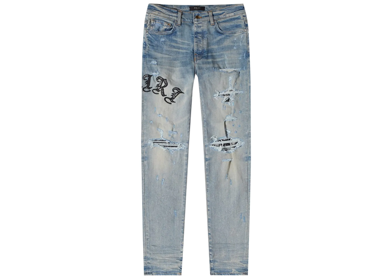 Amiri Jeans Old English