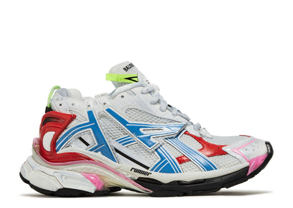 Balenciaga Runner Sneaker White Red Blue Pink