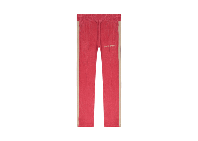 Palm Angels Cord Fleece Track Pants Burgundy
