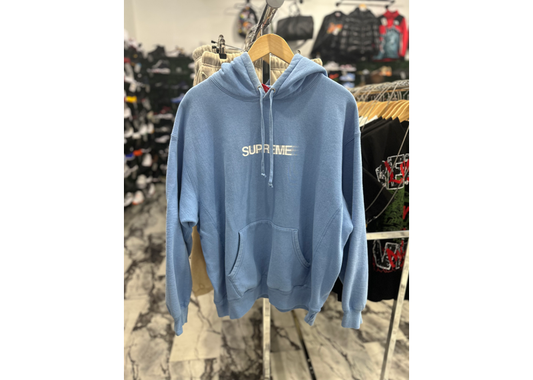 Supreme Motion Logo Hoodie Light Blue