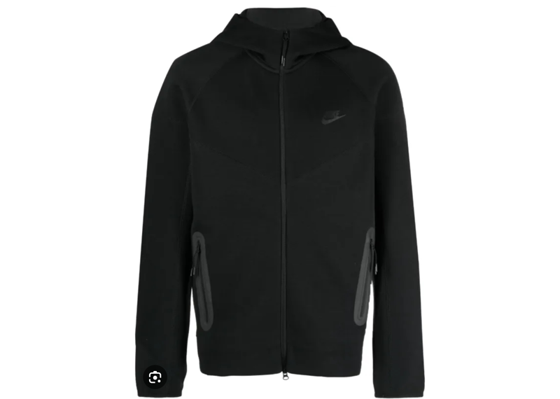 Nike tech fleece hoodie black