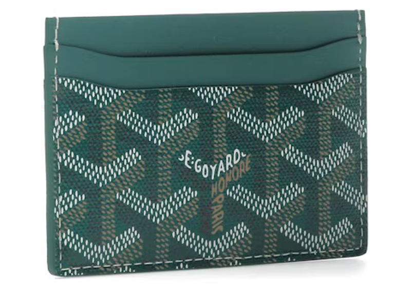 Goyard Card Holder Green