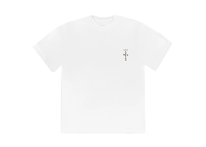 Travis Scott White Tee Cactus Jack