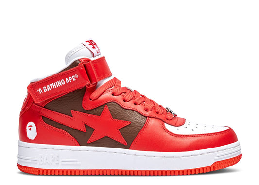 Bapesta Mid #2 Red