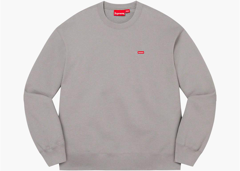 Supreme Small Box Crewneck Grey