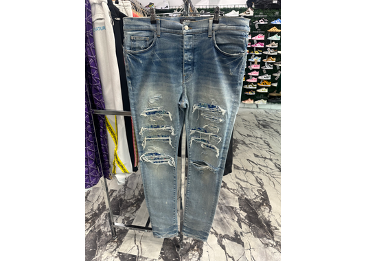 Amiri Thrasher Blue Patch Jeans