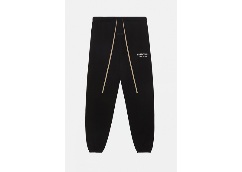 Fear of God Essentials Black Fleece Sweatpants