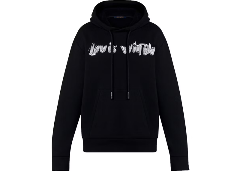 Louis Vuitton Brushed Graphic Logo Hoodie