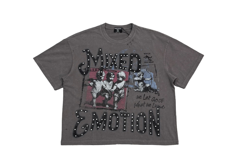 Mixed Emotion Grey Friends Tee