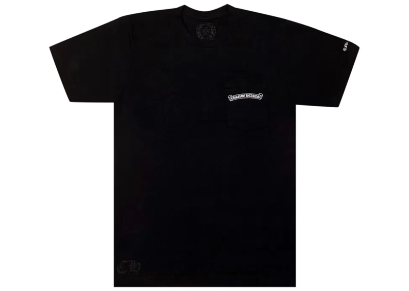 Chrome Hearts Scroll Logo Pocket Tee