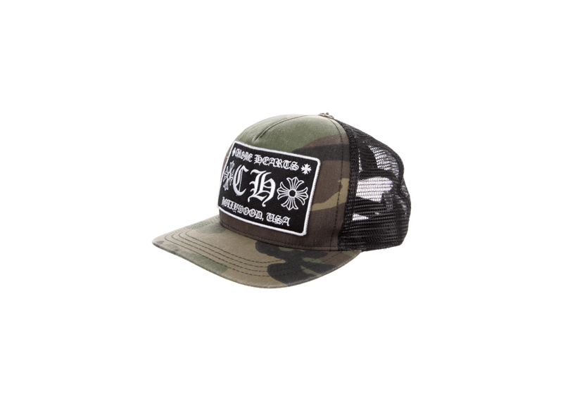 Chrome Hearts Hollywood Trucker Hat Camo