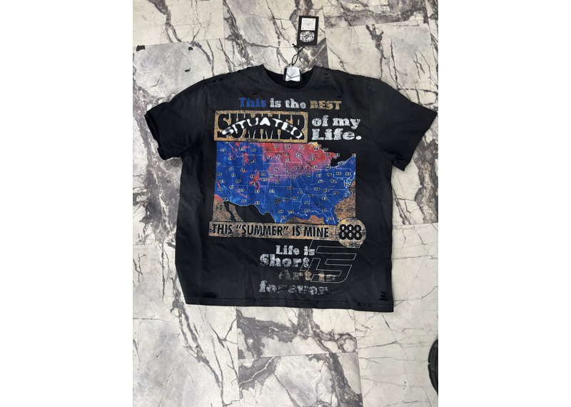 Forever Situated Weather Map Black