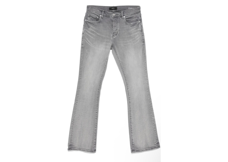 Purple Brand P004 Grey Flared Jeans
