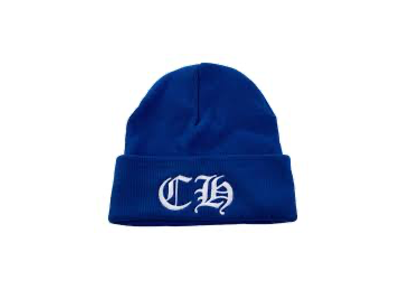 Chrome Hearts blue watch cap beanie