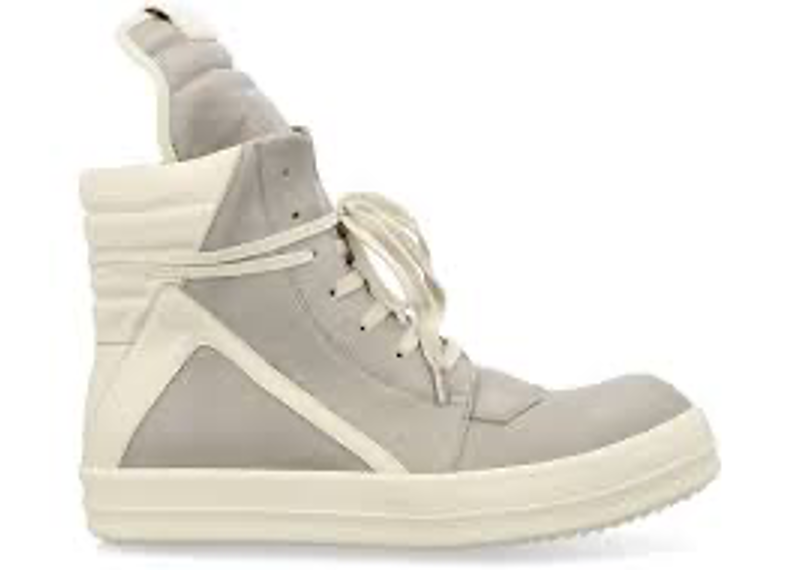 Owens Geobasket sneakers in a gray and white colorway