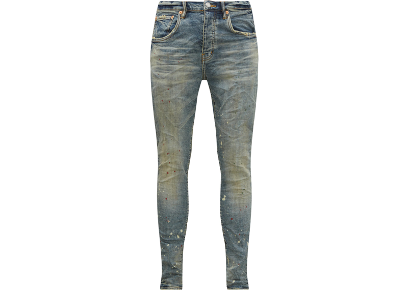 PURPLE BRAND PAINT SPLATTER JEANS