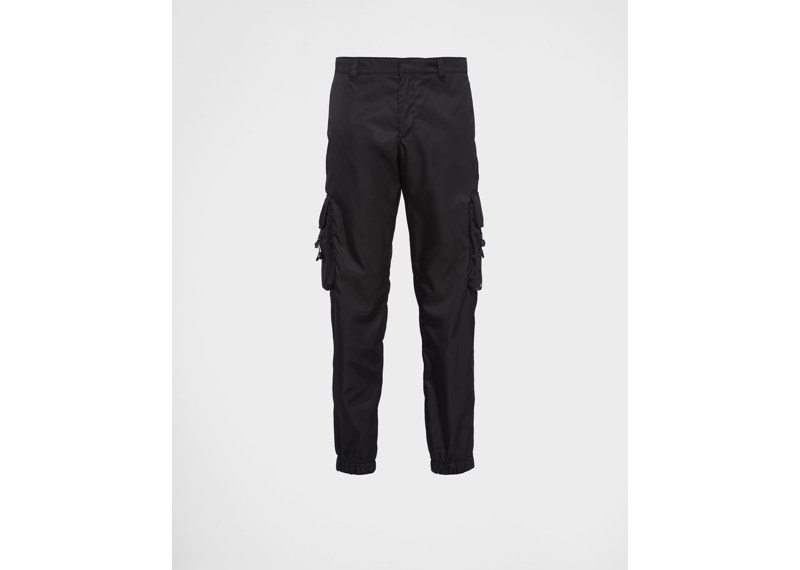 Prada Nylon Cargo Pants Black