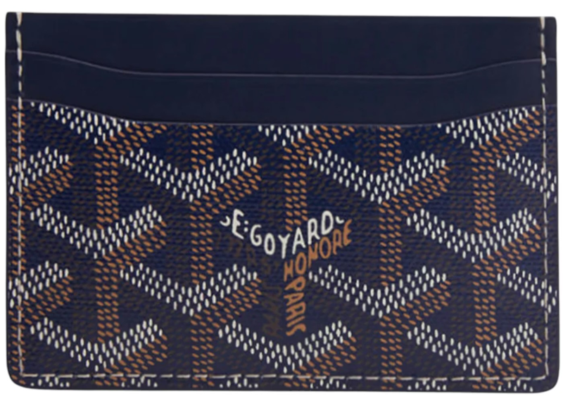 Goyard Card Holder Navy