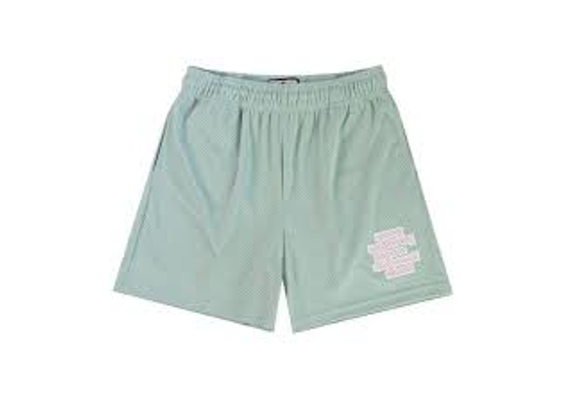 Eric Emanuel Shorts Green/Peach
