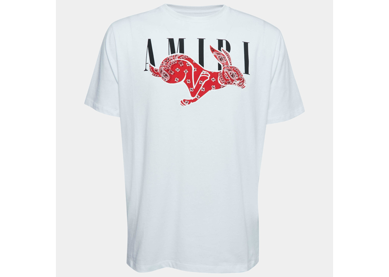 AMIRI Chinese New Years Rabbit Logo Tee White