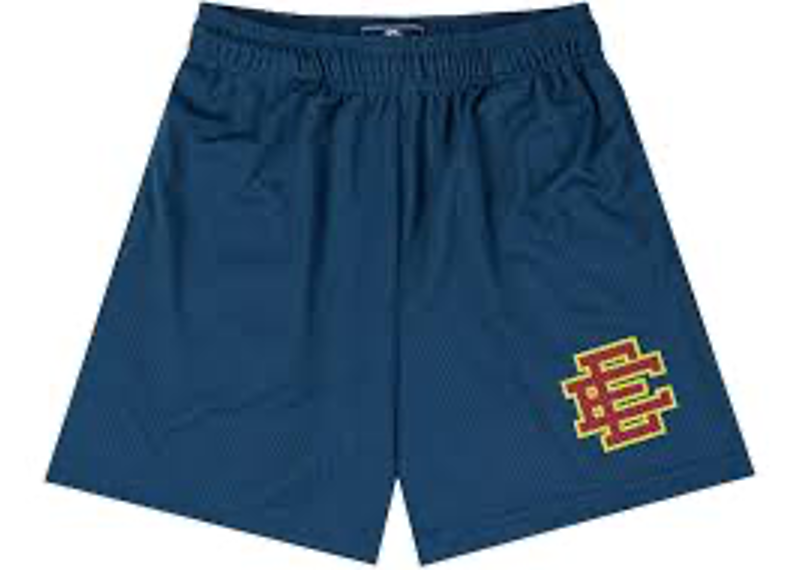 Eric Emanuel shorts dark denim burgundy