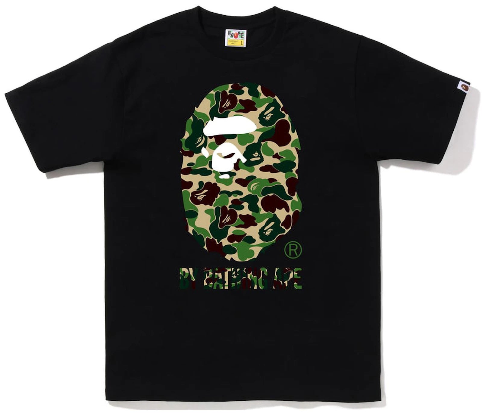 BAPE ABC Camo By Bathing Ape Tee Black Green