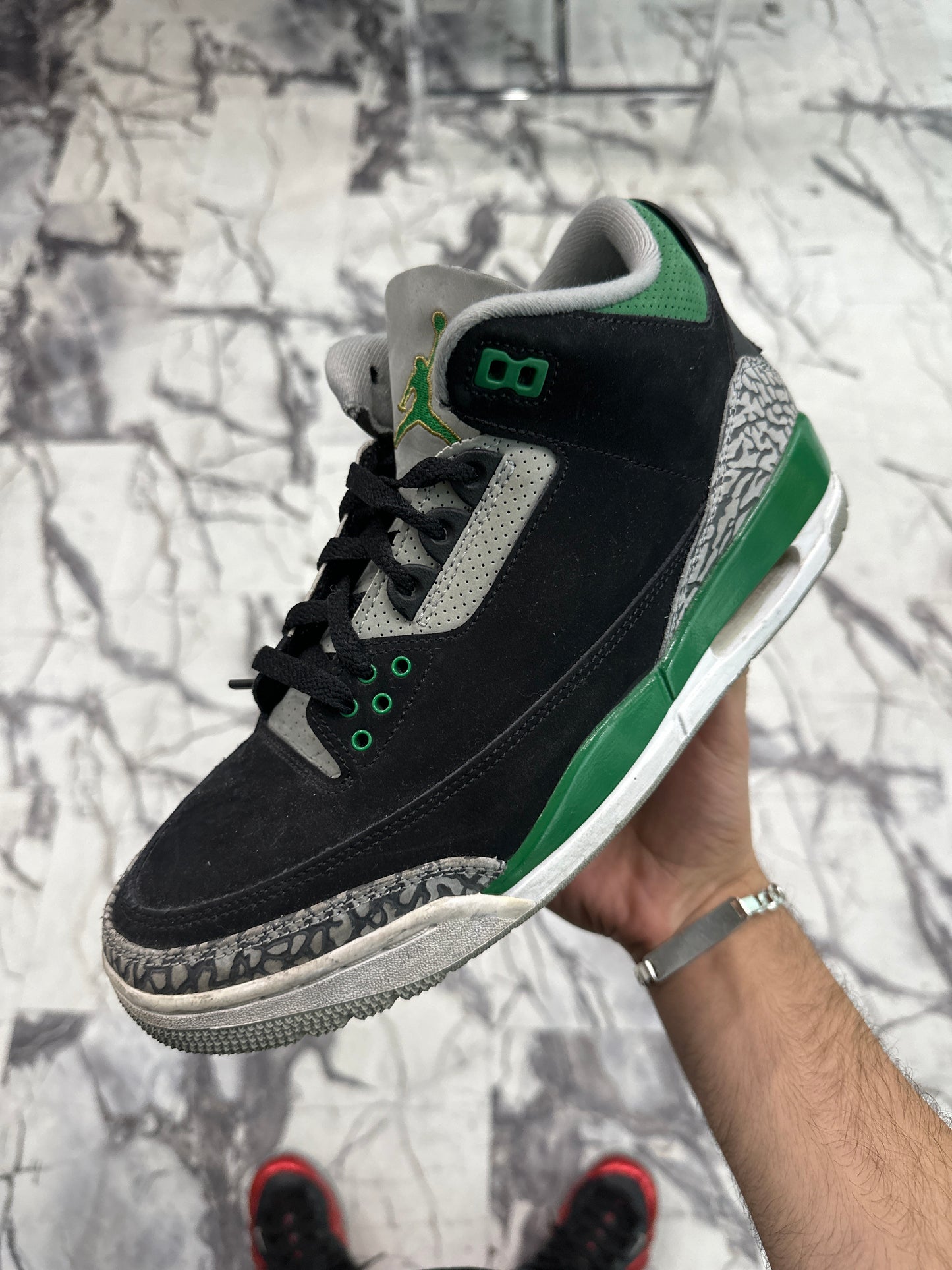 Air Jordan 3 Retro Pine Green