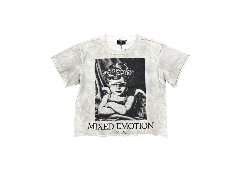 White Mixed Emotion Tee